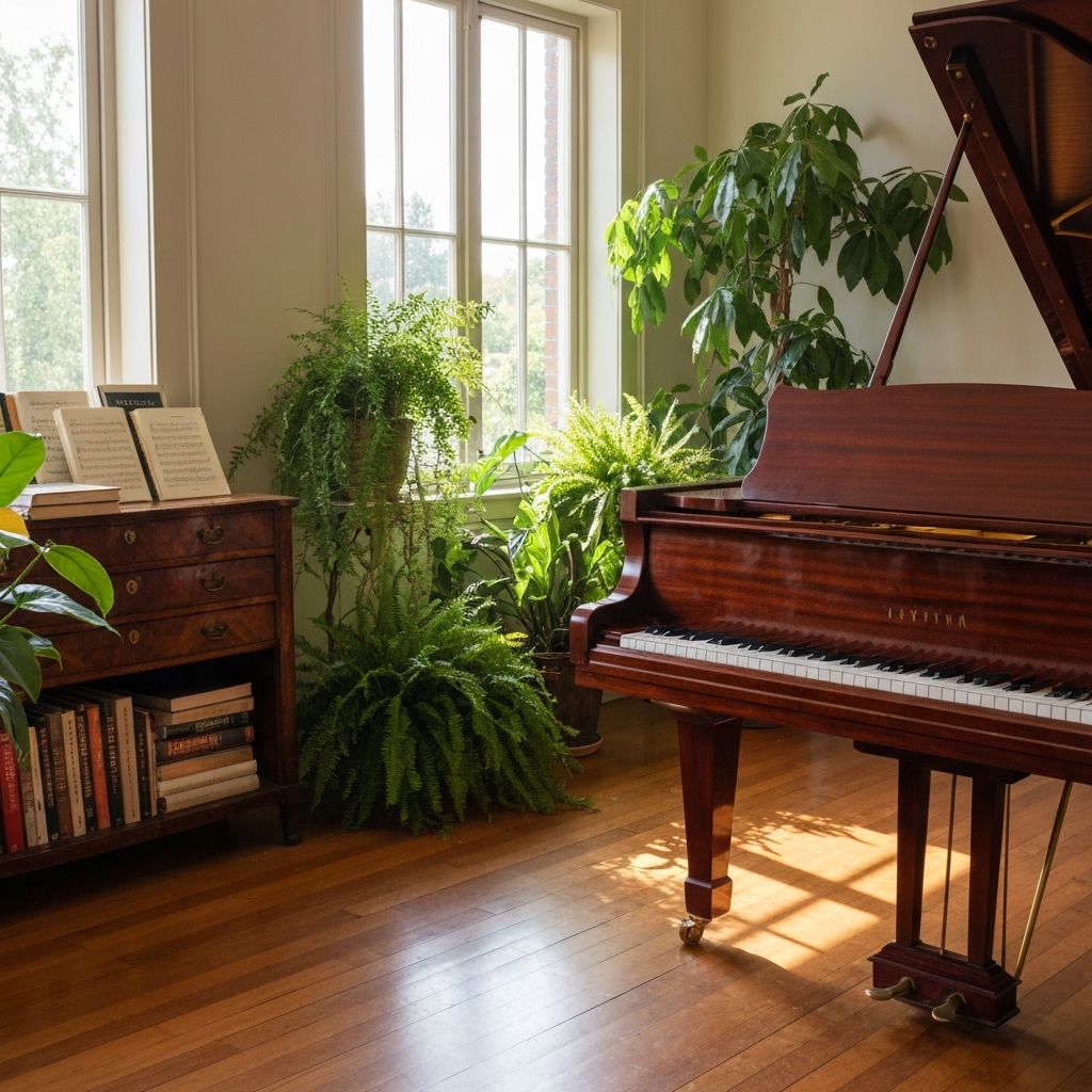 Piano Studio Interior